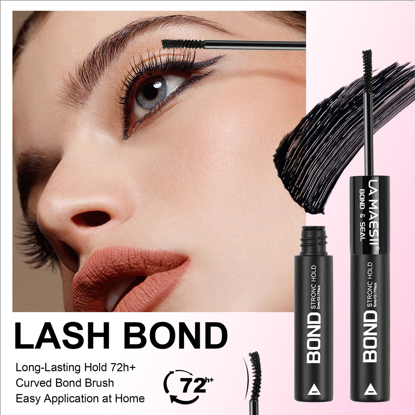 Lash Cluster Glue,Lash Bond and Seal Waterproof(10ml)