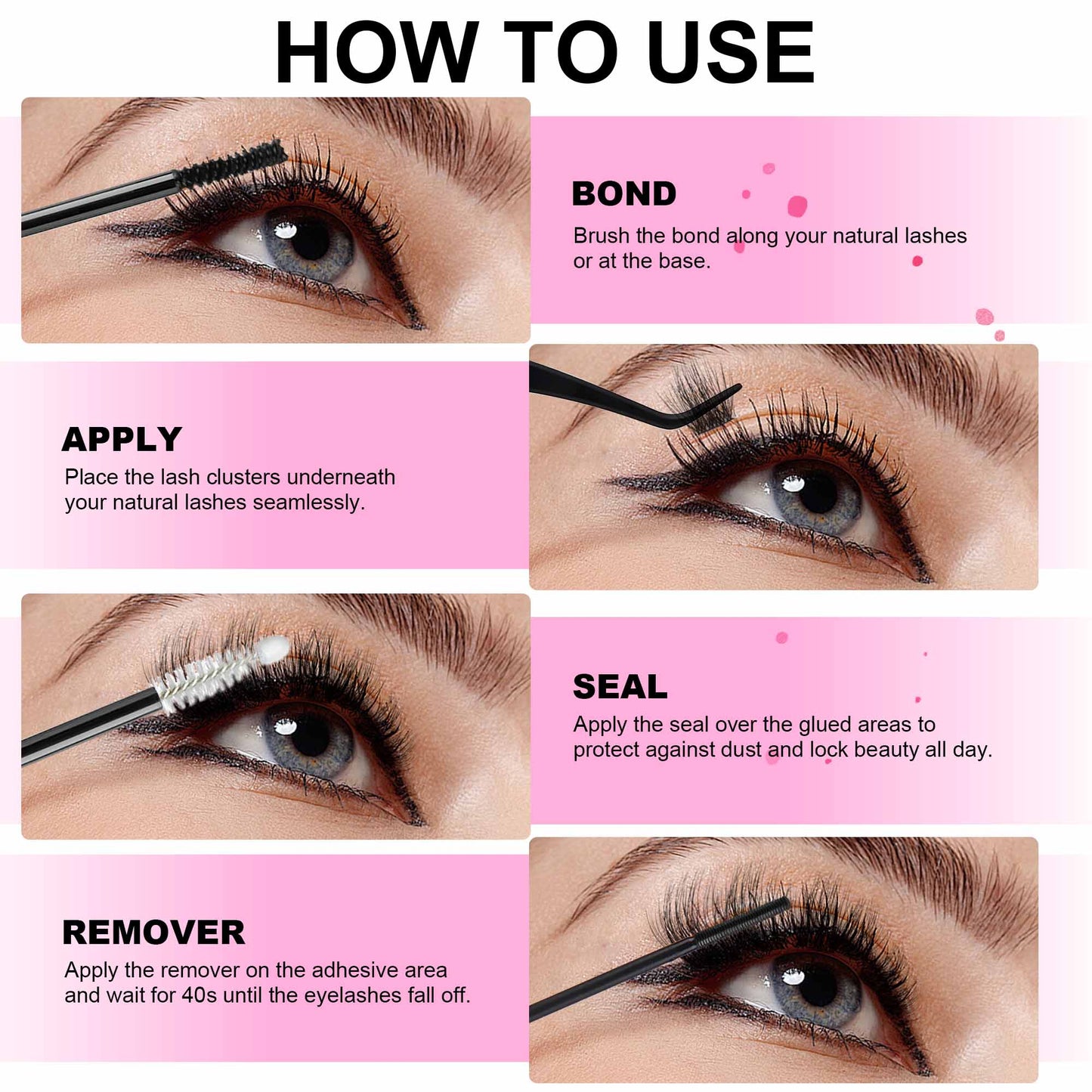 Lash Cluster Glue & Lash Remover Use 10ml+5ml