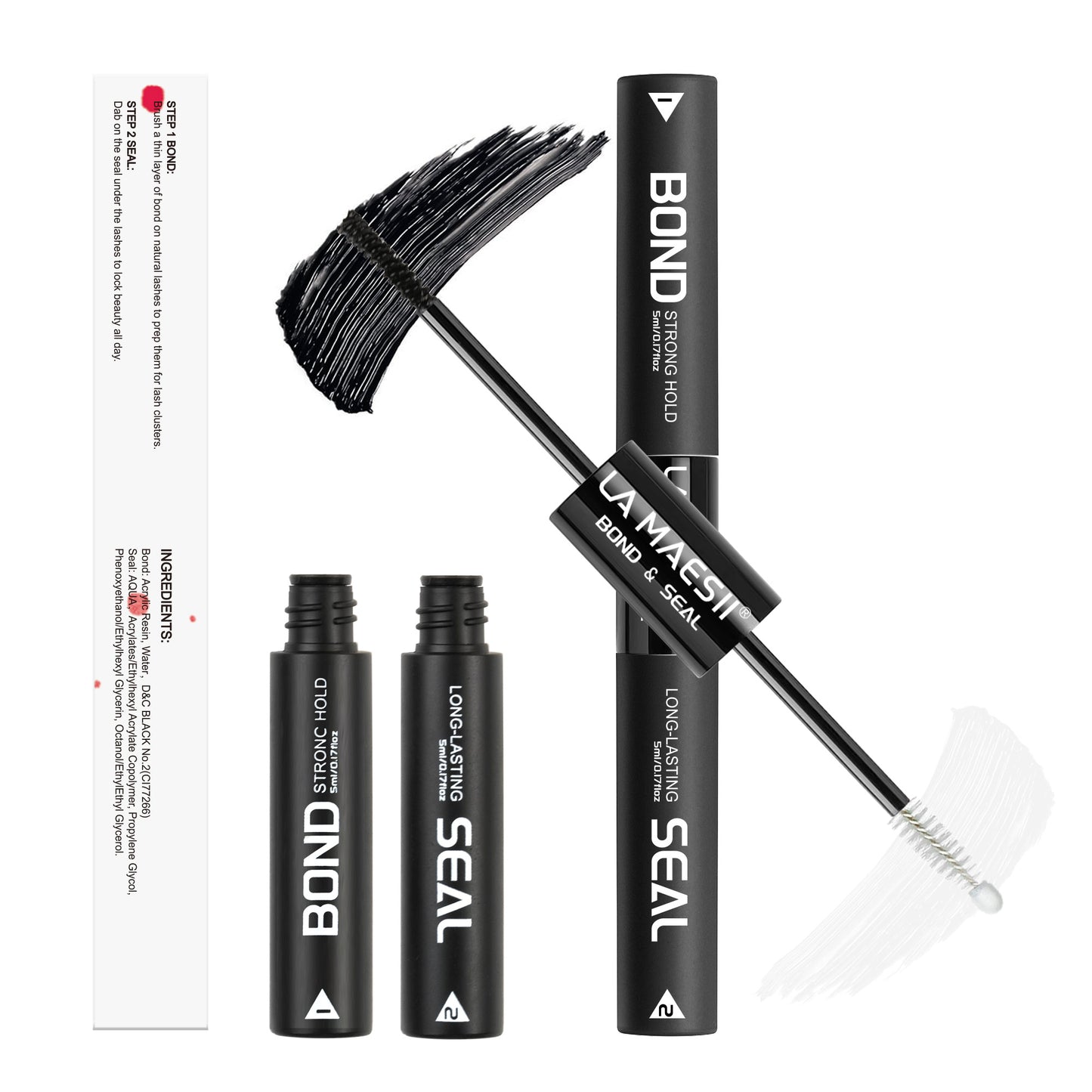 Lash Cluster Glue,Lash Bond and Seal Waterproof(10ml)