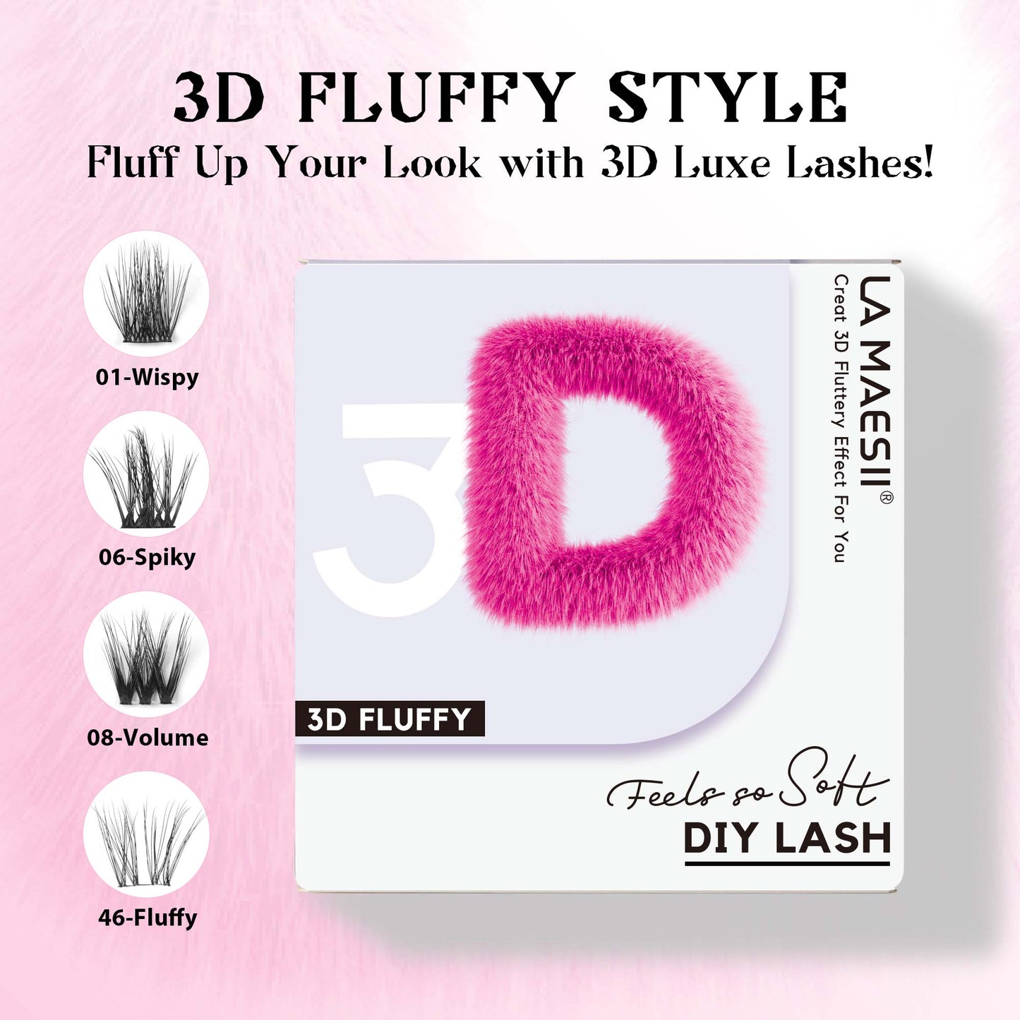Lash Clusters 10-14mm Multi-layer Lashes Soft Thin Band Reusable (06)