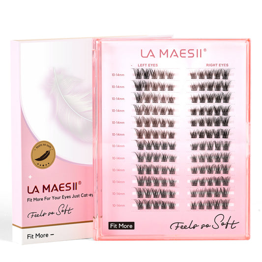 Lash Clusters 120PCS Super Soft Thin Band 10-14mm Plus Box(39C-Plus)