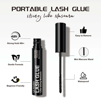 Lash Cluster Glue, Lash Bond Black Lash Glue 5ML