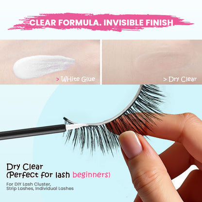 LA MAESII 2 In 1 Lash Bond and Remover (Clear)