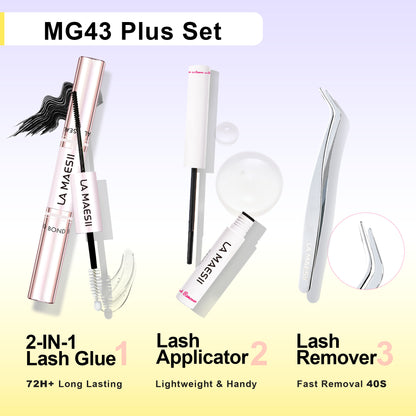 Manga Lash Clusters Kit 168PCS 8-12mm(43C-KitPlus)