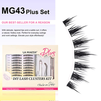 Manga Lash Clusters Kit 168PCS 8-12mm(43C-KitPlus)