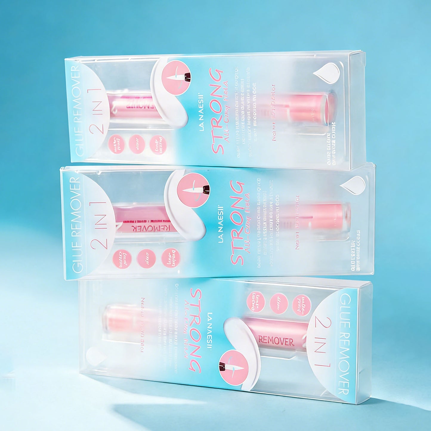 LA MAESII 2 In 1 Lash Bond and Remover (Clear)