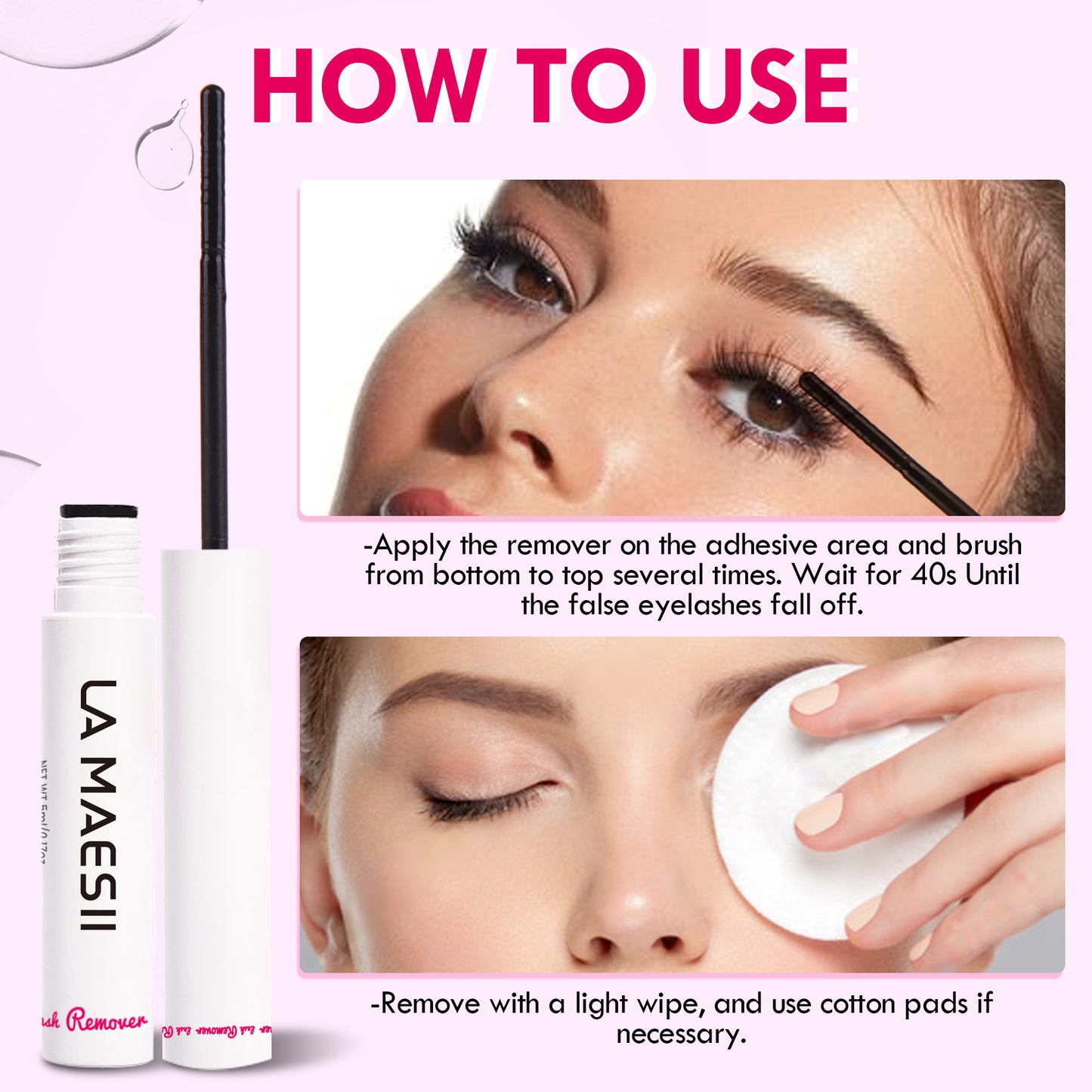 Lash Remover 5ML Lash Glue Remover for Cluster Lashes