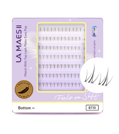 Bottom Lash Clusters 96pcs Natural Look Soft - 5mm/6mm (Bottom10)