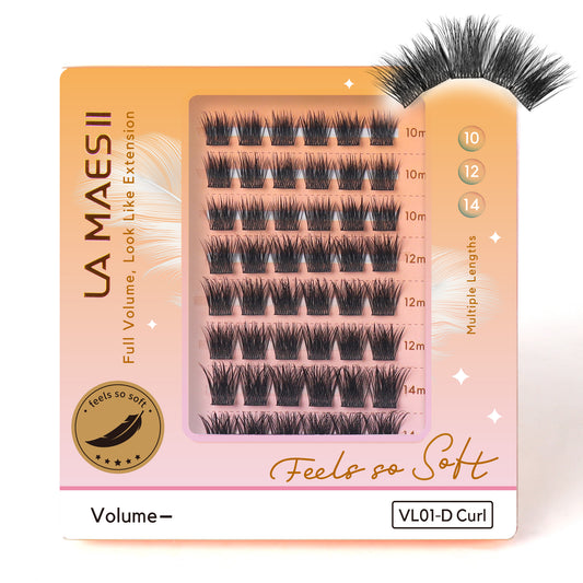 Lash Clusters Soft & Thin Band Reusable 10-12-14mm (Volume-D)